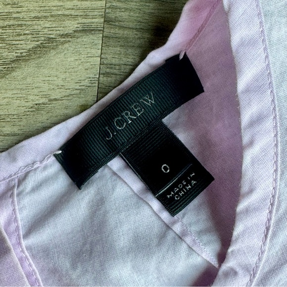 J. Crew Orchid Pink Button Back Bell Sleeve Top – Size 0 - Picture 4 of 12